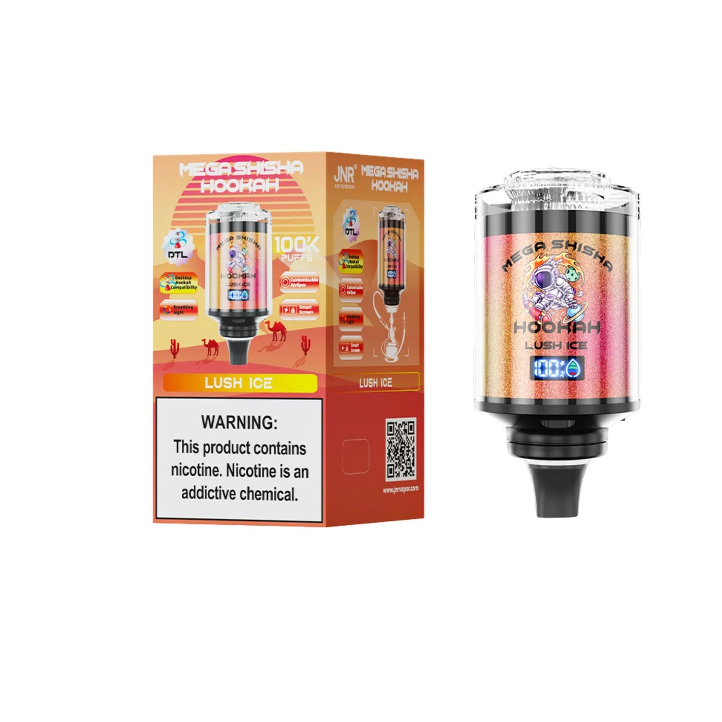 JNR Mega Shisha Hookah 100K