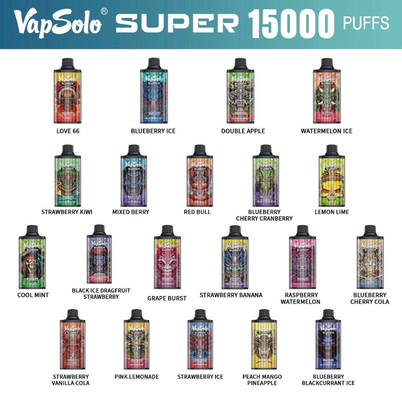VAPSOLO SUPER 15000puff