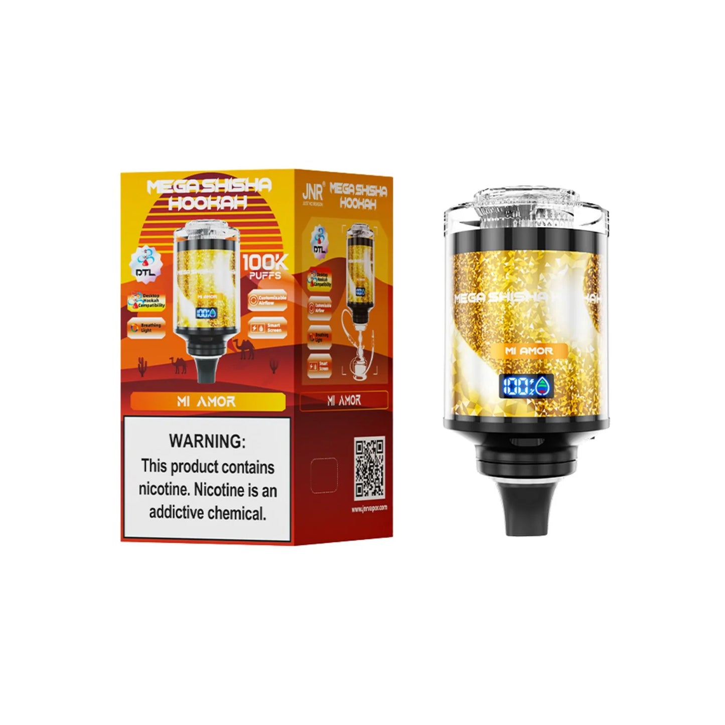 JNR Mega Shisha Hookah 100K