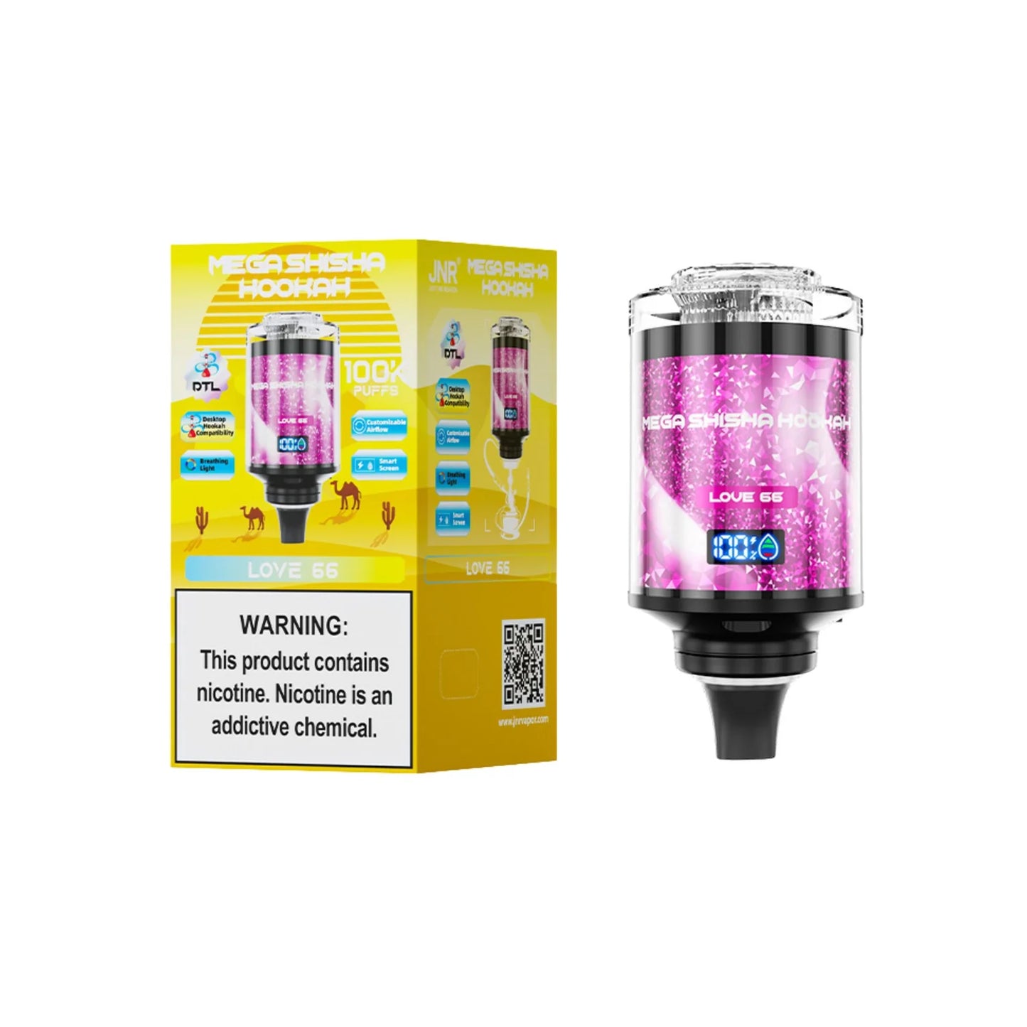 JNR Mega Shisha Hookah 100K