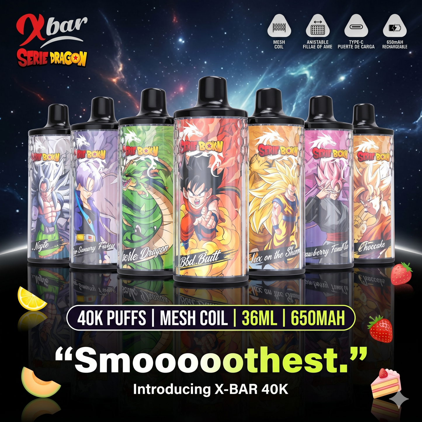 XBAR 40K SERIE DRAGON BALL