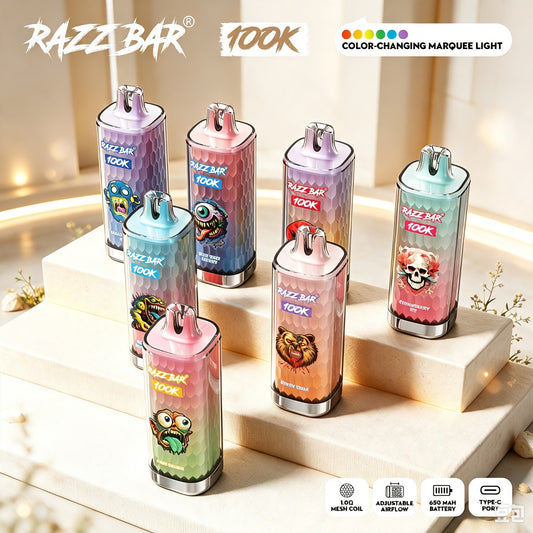 RazzBar Cristal 100.000 Puffs