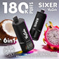 VAPSOLO SIXER 180k 6en1 | 180.000 caladas 6 sabores en 1