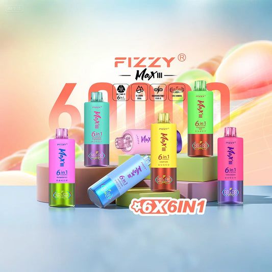Pack de 10 FIZZY 6en1 60.000puff