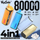 VAPSOLO Quads 80k 4en1