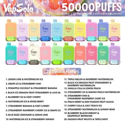 VAPSOLO TWINS PRO 50K Doble Sabor