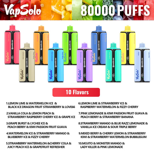 VAPSOLO Quads 80k 4en1