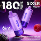 VAPSOLO SIXER 180k 6en1 | 180.000 caladas 6 sabores en 1