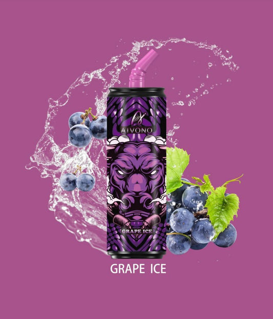GRAPE ICE- POD DESECHABLE 6000puff